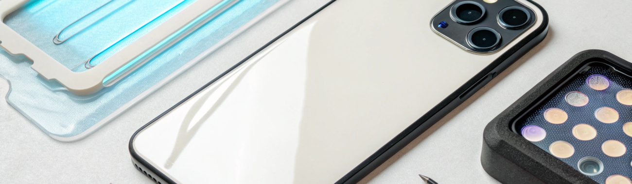 Защита экрана iPhone в 2025: стекло, керамика, гидрогелевая плёнка и UV — что выбрать