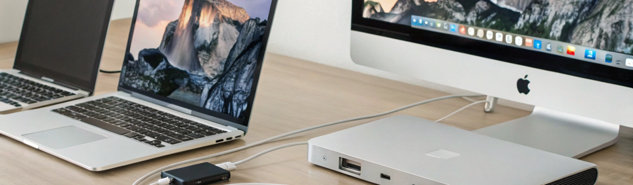 Два внешних монитора для MacBook: DisplayLink против Thunderbolt доков