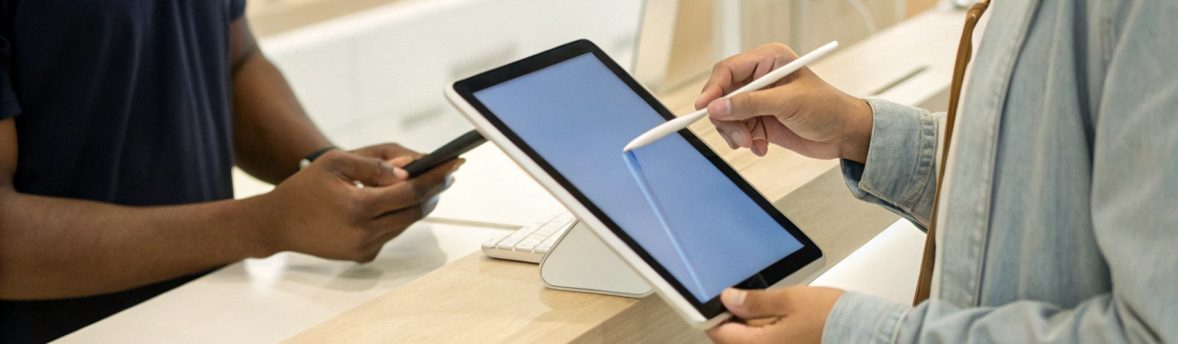 Чек‑лист проверки iPad при покупке: экран, пиксели, Touch ID/Face ID, камеры и Apple Pencil