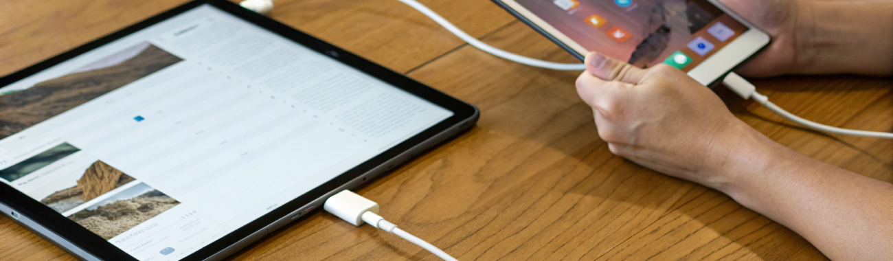 Перенос данных со старого iPad на новый: Быстрое начало, iCloud и USB‑C по шагам