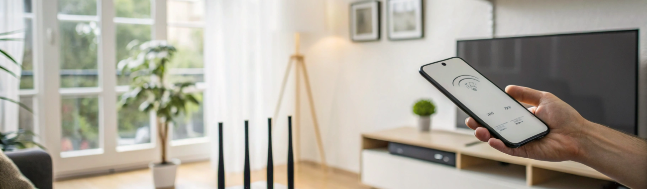 Роутер для квартиры 50–70 м²: оптимальный выбор под iPhone с Wi‑Fi 6/6E