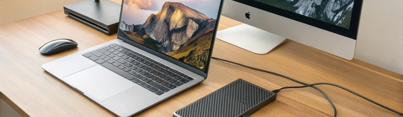 Thunderbolt 5 на Mac: что изменится для мониторов, SSD и док‑станций