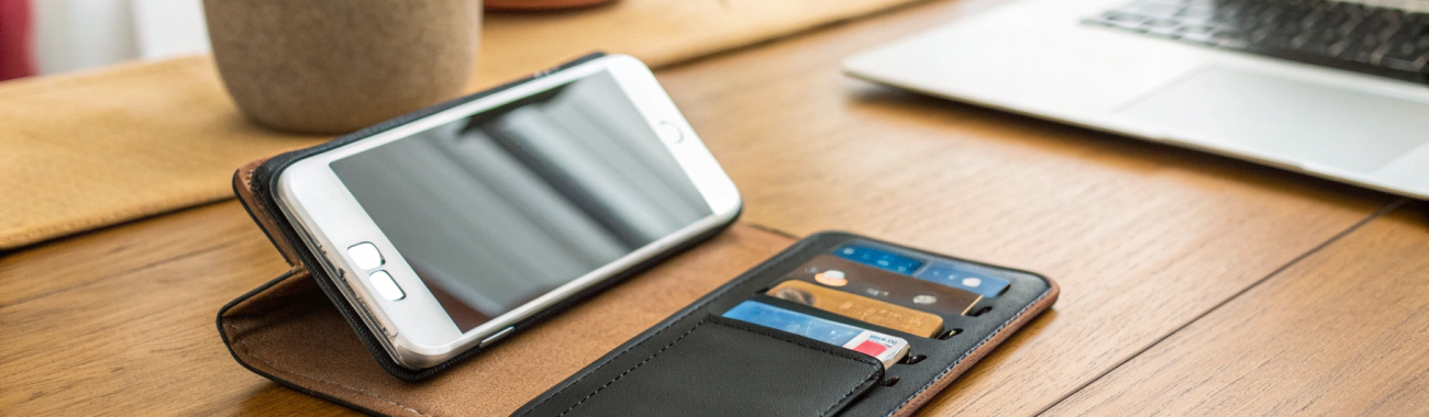 Чехлы‑книжки для iPhone 16/17: защита экрана, карты и удобная подставка