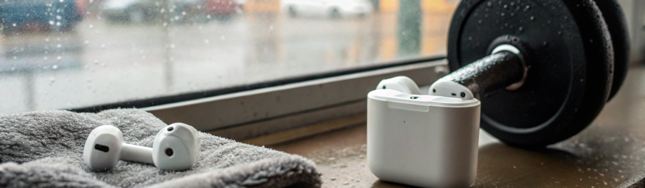 AirPods под дождём и в спортзале: как защитить кейс и наушники от влаги