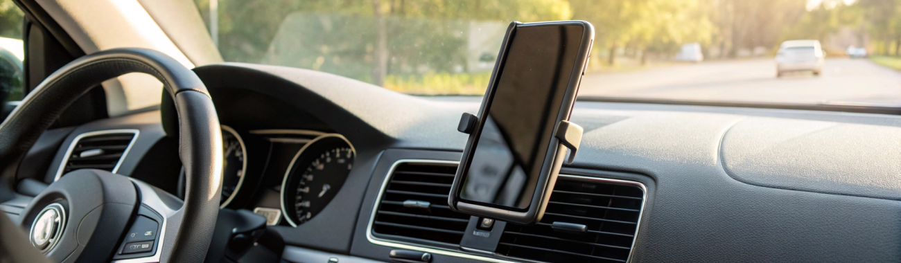 Держатели для iPhone в авто без зарядки: как закрепить, чтобы работал Face ID и не мешал Airbag