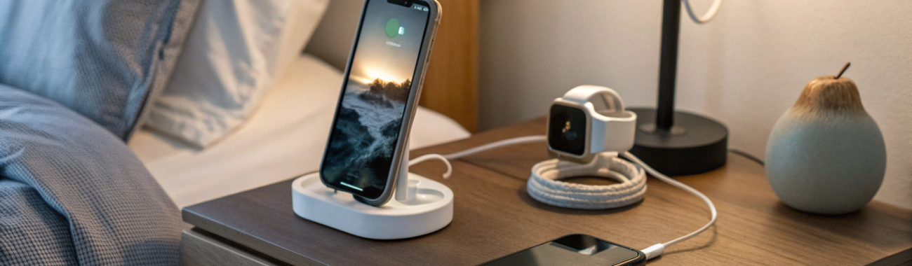 Подставки для StandBy: док‑станции и чехлы‑подставки для iPhone у кровати