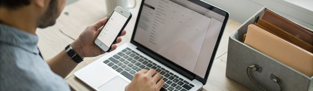 iPhone и Mac для самозанятого: простая схема хранения чеков, актов и переписки