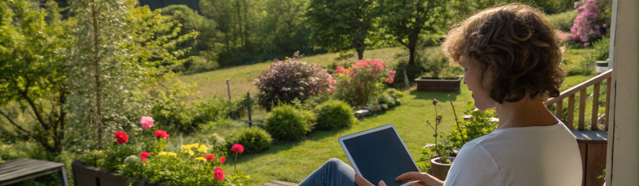 iPad против компактного ноутбука для дачи: что удобнее летом