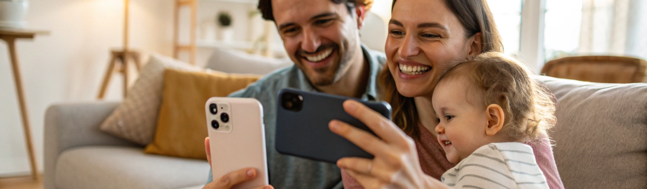 Какие iPhone и Samsung 2025 лучше всего подходят для родителей с маленькими детьми