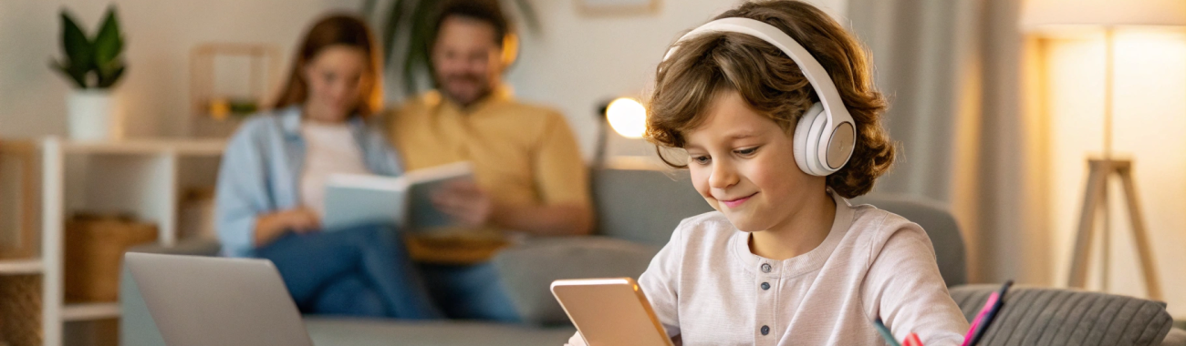 Как собрать домашний комплект техники для школьника: смартфон, планшет и наушники до 60 000 ₽