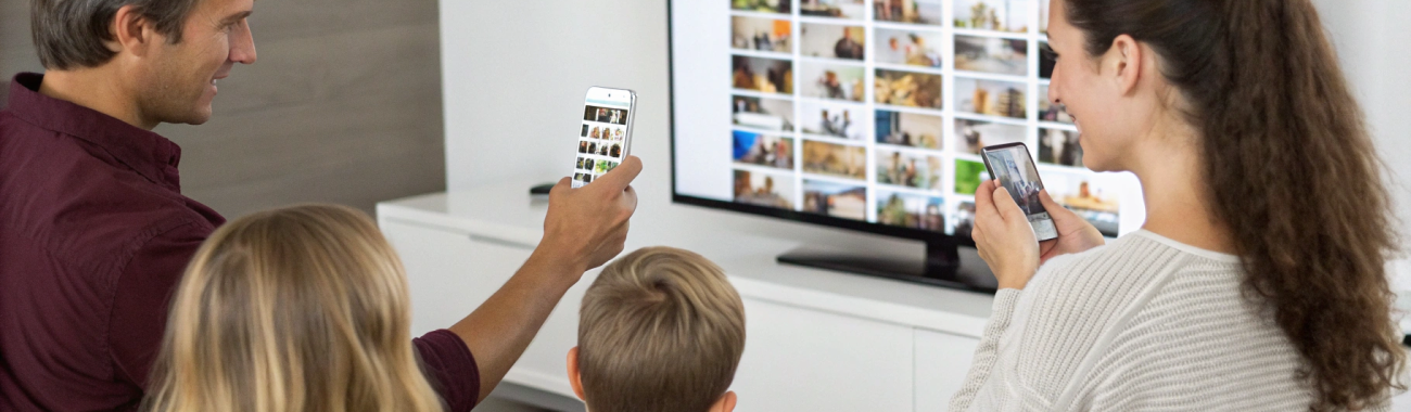 Пошаговая настройка общего семейного облака для фото на iPhone и Android в 2025