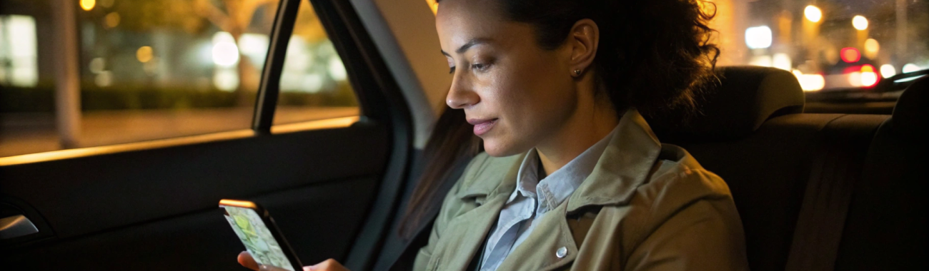 Как настроить iPhone или Android для безопасных поездок на каршеринге и в такси