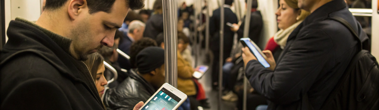 Сравнение iPad mini, компактных Android‑планшетов и больших смартфонов для поездок в метро