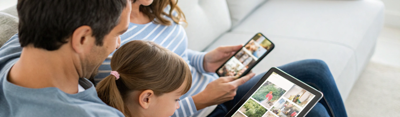 Как навести порядок в фото на iPhone и Android: простая система альбомов для всей семьи