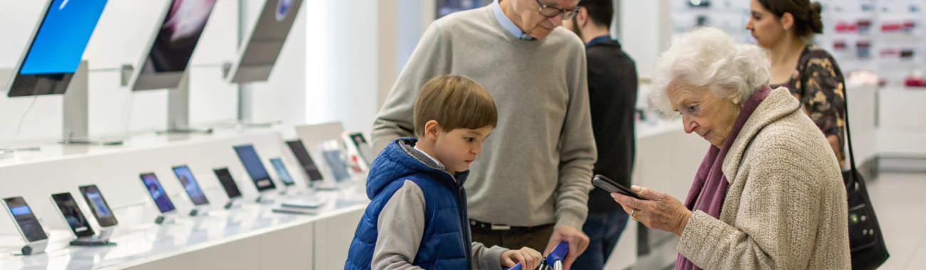 Как выбрать недорогой Android‑смартфон родителям в 2025 году: понятно, крупно, без тормозов