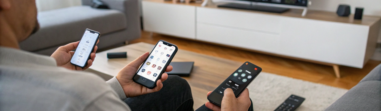 Сравнение iPhone, Samsung и Xiaomi как пульта для TV и техники: где проще настроить