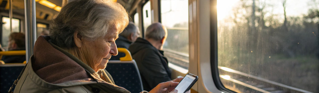 Как выбрать смартфон для родителя, который часто ездит в электричках и пригородных поездах