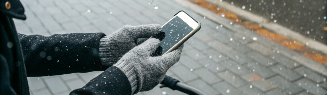 Как понять перед покупкой, подойдёт ли iPhone или Samsung Galaxy для работы в перчатках, под дождём и мокрыми руками