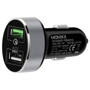 Автомобильное зарядное устройство MOMAX UC9 2xUSB Quick Charge 3.0 30W (Черный)