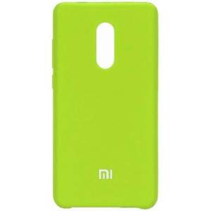 Чехол силиконовый Silicon Cover для Xiaomi Redmi Note 4X (Салатовый)