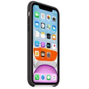 Чехол для Apple iPhone 11 Silicon Case Protect (Черный)