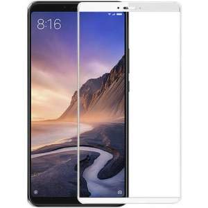 Защитное стекло для Xiaomi Мi Max 3 (С белой рамкой)