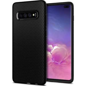 Чехол Spigen Liquid Air для Samsung Galaxy S10 (Матовый черный)