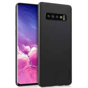 Чехол ультратонкий пластиковый 0,3 мм Memumi для Samsung Galaxy S10 (Черный)