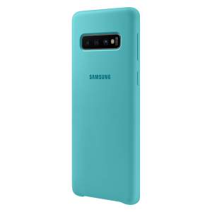 Чехол Samsung Silicone Cover Galaxy S10 (Зелёный)