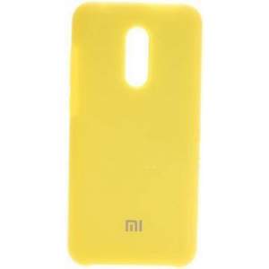 Чехол силиконовый Silicon Cover для Xiaomi Redmi 5 (Желтый)