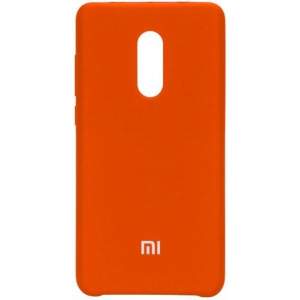 Чехол силиконовый Silicon Cover для Xiaomi Redmi 5 (Оранжевый)