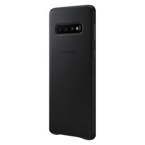 Чехол Samsung Leather Cover Galaxy S10 (Чёрный)