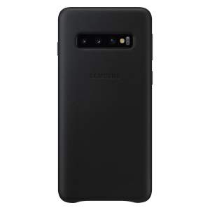 Чехол Samsung Leather Cover Galaxy S10 (Чёрный)