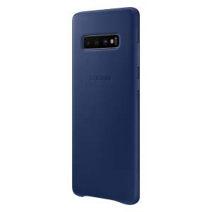 Чехол Samsung Leather Cover Galaxy S10 (Синий)