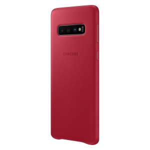 Чехол Samsung Leather Cover Galaxy S10 (Красный)