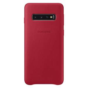 Чехол Samsung Leather Cover Galaxy S10 (Красный)