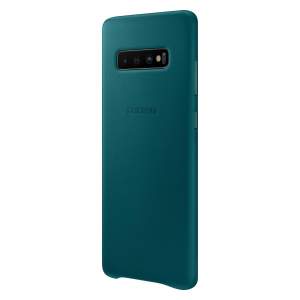 Чехол Samsung Leather Cover Galaxy S10 (Зелёный)