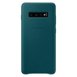 Чехол Samsung Leather Cover Galaxy S10 (Зелёный)