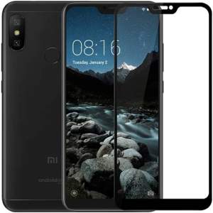 Защитное стекло для Xiaomi Mi A2 Lite (С черной рамкой)