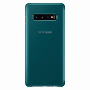 Чехол Samsung Clear View Cover Galaxy S10 (Зелёный)