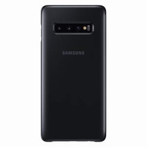 Чехол Samsung Clear View Cover Galaxy S10+ (Черный)