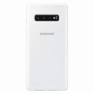 Чехол Samsung Clear View Cover Galaxy S10+ (Белый)