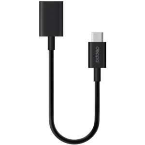 Адаптер Deppa USB-C для Macbook USB-C to USB 0.15m (Черный)