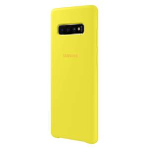 Чехол Samsung Silicone Cover Galaxy S10+ (Жёлтый)