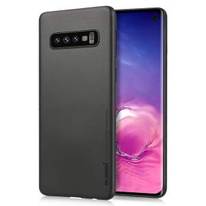 Чехол ультратонкий пластиковый 0,3 мм Memumi для Samsung Galaxy S10+ (Черный)