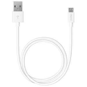 Кабель Deppa USB to micro USB Cable 1.2m (Белый)