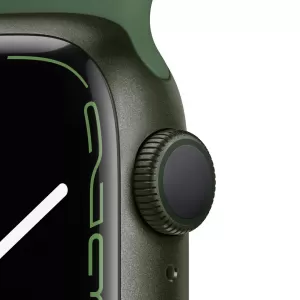 Apple Watch Series 7, 41 мм,спортивный ремешок «зелёный клевер»