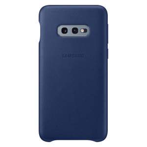 Чехол Samsung Leather Cover Galaxy S10e (Синий)