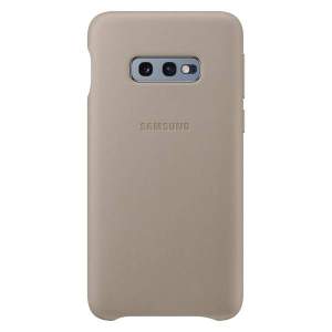 Чехол Samsung Leather Cover Galaxy S10e (Серый)