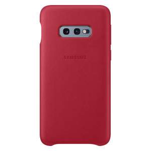 Чехол Samsung Leather Cover Galaxy S10e (Красный)